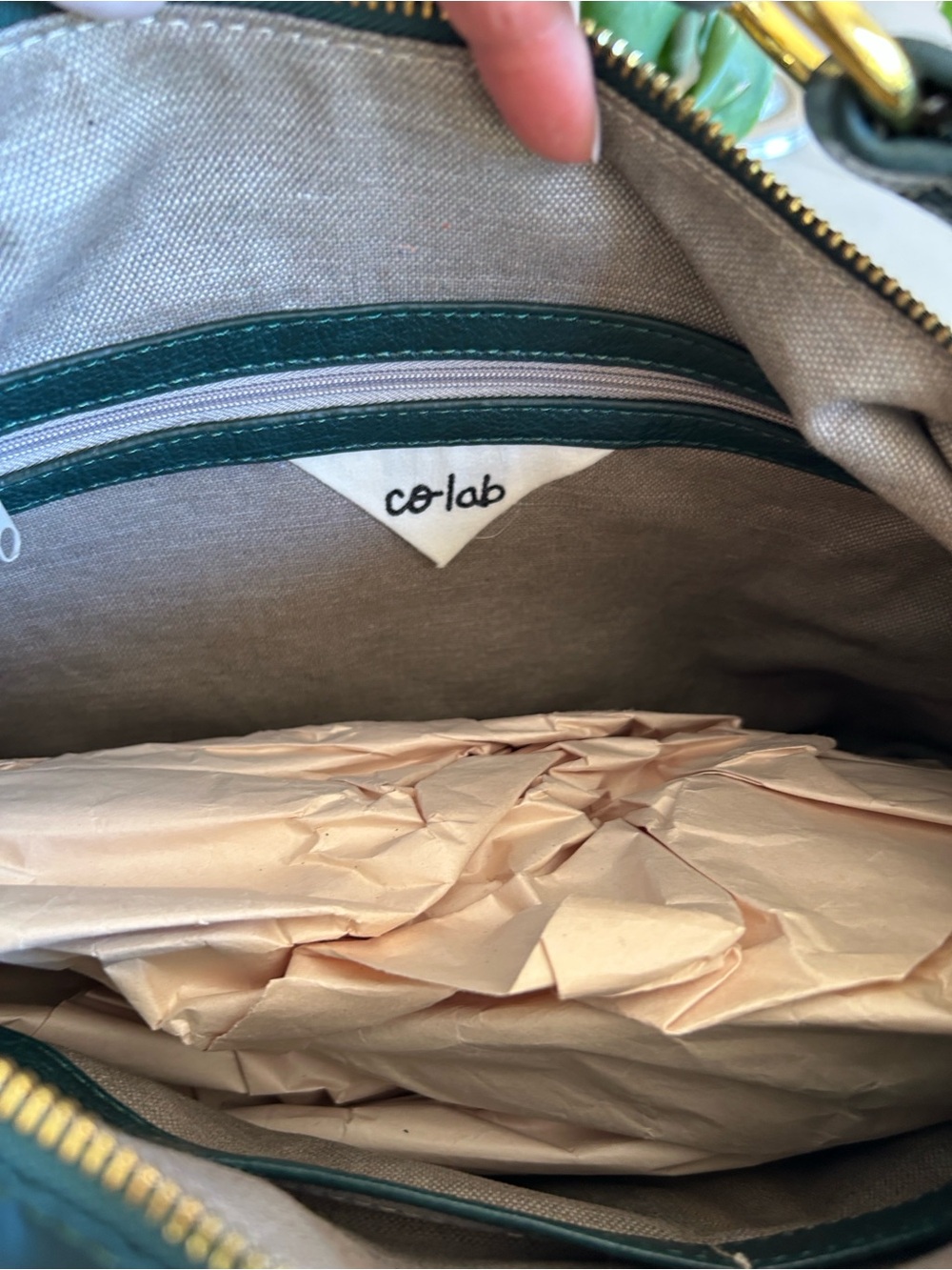 Women’s Green Hobo Co Lab Shoulder Bag - Casual Everyday Tote - Picture 9 of 10
